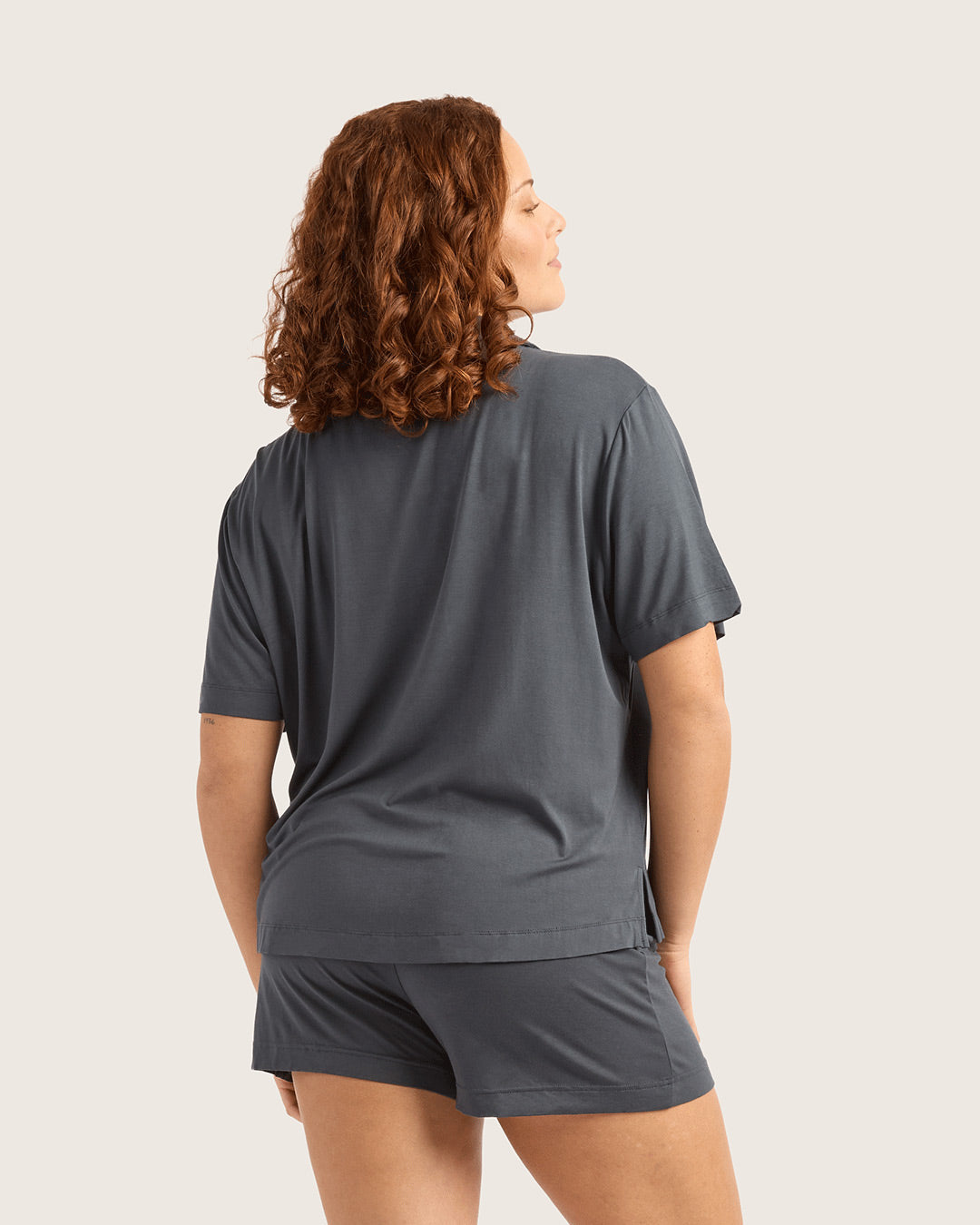 Goodnight Short Sleeve Sleep Shirt - Storm